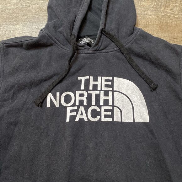 The North Face pullover hooded sweater Men’s Size Small Black - Picture 2 of 10